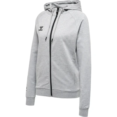 Image de Hummel Hmlmove GRID COT Sweat zippé, Femme, Taille: XL, Grey melange