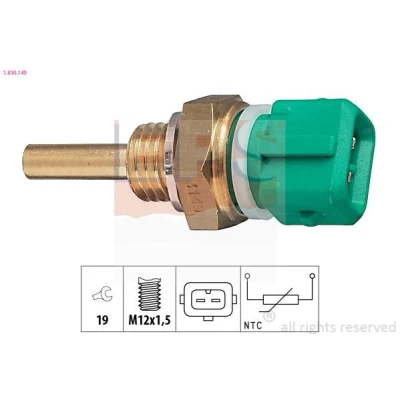 Image de EPS 1.830.149 Sonde De Température Liquide Refroidissement Made in Italy OE Equivalent vert PEUGEOT: 406 Break, 106 II 3/5 portes