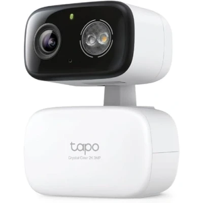 Image de Tapo C216 Mini Caméra de Surveillance WiFi intérieure et extérieure 2K 3MP 360, IP65, Vision Nocturne Couleur, détection IA, Personne Notification gratuites