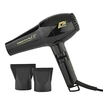 Image de Séchoir PARLUX 2600 HP superturbo 2400 watts noir Puissant et adapté aux cheveux frisés