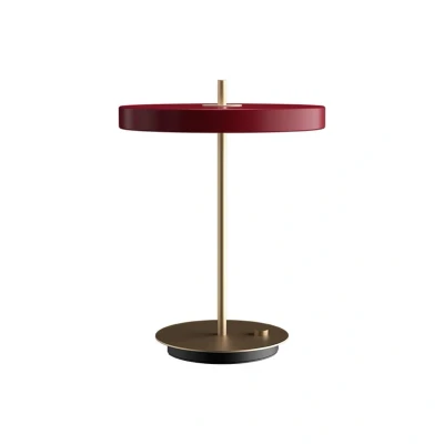 Image de UMAGE lampe de table LED Asteria Table, USB, rubis/laiton