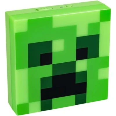 Image de Minecraft Paladone Veilleuse Creeper, fonction capteur de nuit, portable, dos adhésif pour placement mural, cadeau sous licence officielle et décoration chambre les fans