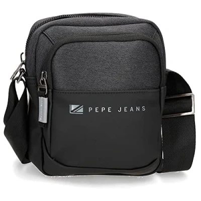 Image de Pepe Jeans Jarvis Sac à Main Noir 25 x 16 1 cm Polyester
