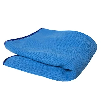 Image de Chemical Guys Waffle Weave Serviette en verre et microfibre