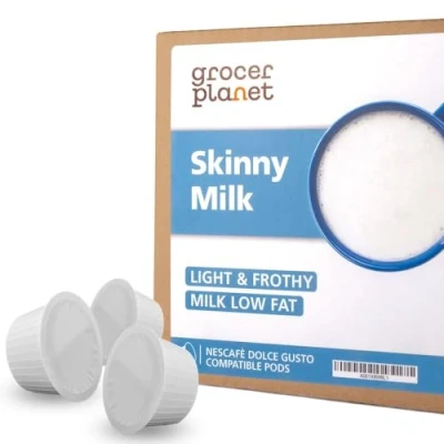 Image de Grocer Planet 80 Capsules de Lait Écrémé Compatibles avec les machines Dolce Gusto®* (80 capsules, portions)