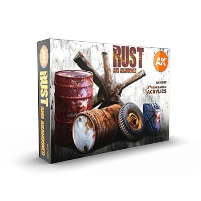 Image de AK Acrylics 3Gen SET AK11605 RUST (6x17ml)