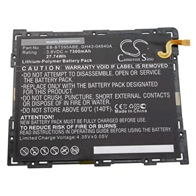 Image de vhbw Batterie Compatible avec Samsung Galaxy Tab A 10.5 2018, 2018 TD LTE, A2 XL Tablette Pad (7300mAh, 3,8V, Li polymère)