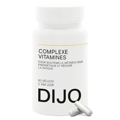 Image de DIJO Complexe Vitamines Énergie, Immunité &amp; Vitalité Zinc, Magnésium, A B1 B2 B3 B5 B6 B8 B9 B12 C Réduit la Fatigue Soutient le Système Nerveux 1 Mois