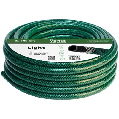 Image de Vartco Tuyau d&#039;arrosage Light à 3 couches Flexible En polyester Résistant aux UV 25 bar (3/4&#039;&#039; 10 m) Vert/noir 1001340010