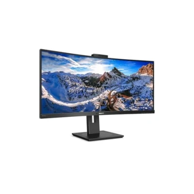 Image de Philips 346P1CRH/00 34inch USB C Docking Display 3440x1440 Curved VA 5ms GtG Has C/DP in+Out/HDMI RJ45 HUB Speakers VESA