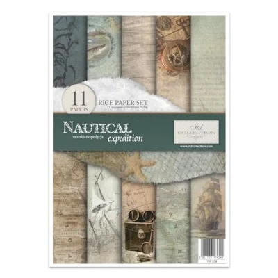 Image de ITD Collection Papier de Riz, Nautical Expedition, 29,7 x 21 cm