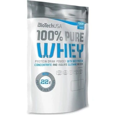 Image de BioTechUSA 100% Pure Whey Complexe de Protéines Lactosérum/Bromélaïne sans Sucres Ajoutés/Huile Palme, Chocolat, 1 kg