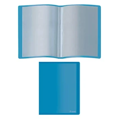 Image de DOHE Porte vues PP de 30 pochettes (80 mic) Souple Bleu