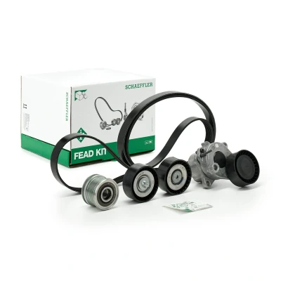 Image de INA 529 0479 20 Jeu de courroies trapézoïdales à nervures avec poulie débrayable MERCEDES BENZ: Classe E Break, GLK, C Berline