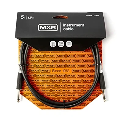 Image de JIM DUNLOP MXR Câble Instrument Standard, 5 pieds 1,5 m, Connecteur droit 1/4 de pouce (DCIS05)