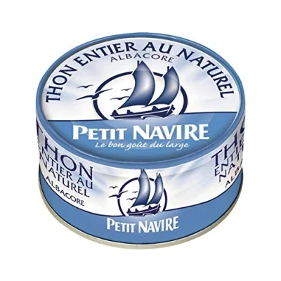 Image de Petit Navire Thon Naturel Entier 93 g Lot de 6