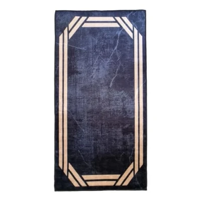 Image de Mani Textile Tapis Rebelle, Noir Dimensions 120x180