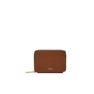Image de Fossil Porte Cartes zippé Logan, en Cuir LiteHide™, pour Femme, SL10045200