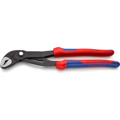 Image de Knipex Cobra® Pince multiprise de pointe grise atramentisée, avec gaines bi matière 300 mm 87 02
