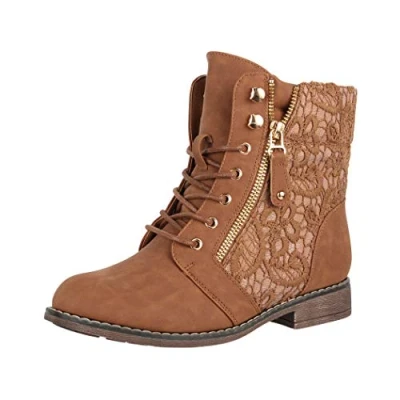 Image de Elara Bottines Femme Bottes de Travail Chunkyrayan B9812 KB Grau 36