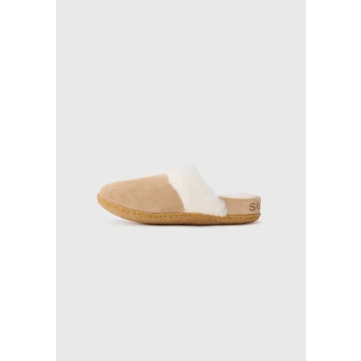 Image de Sorel Pantoufles Nakiska Slide II pour femme, pointure 4 US, Brun poudré/naturel, 41 EU