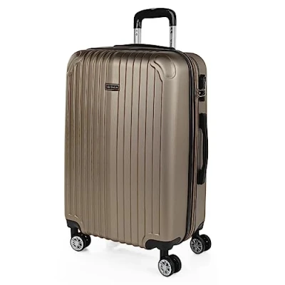 Image de ITACA Valise Moyenne, Valises Rigides, Rigide, Semaine pour Tout Voyage, Soute de Luxe, Champagne