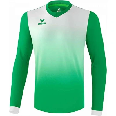 Image de Erima Maillot Leeds Manches Longues Mixte Adulte, Jaune/Noir, FR : S (Taille Fabricant S)