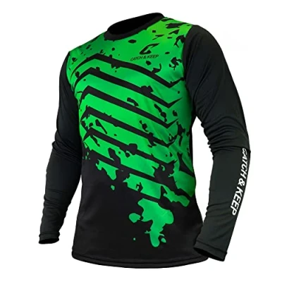 Image de CATCH &amp; KEEP Maillot de Gardien But Homme, Femme et Enfant Respirant offrant Une Protection optimale