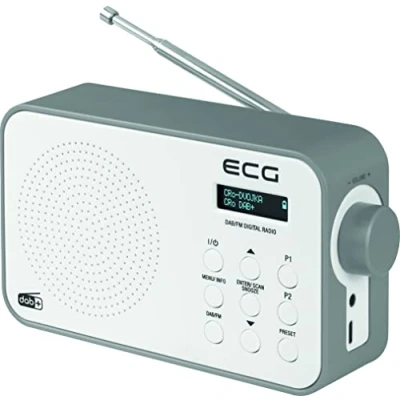Image de ECG RD 110 Radio Dab+/FM, Blanc, Sélection Alarme : Signal/Radio