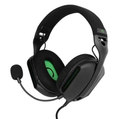 Image de Konix Casque Gaming Filaire Skylite ultraléger 218 g pour Xbox One et Series XS Haut parleurs 40 mm Microphone Câble 1,5 m Jack 3,5 Noir