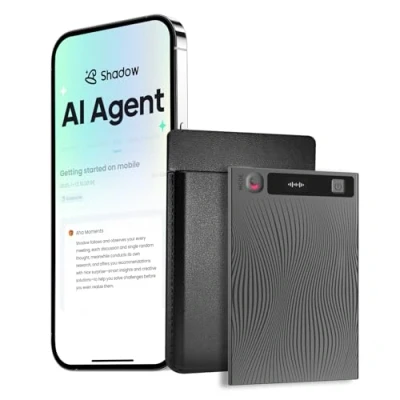 Image de Enregistreur Vocal Intelligent Mobvoi TicNote 64GB Appareil Numérique avec IA, 100+ Langues, Contrôle par Application pour Appels, Cours, Réunions et Interviews