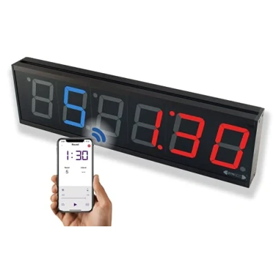 Image de GymNext Flex Timer Fitness Minuteur Horloge Numérique Gym Edition Contrôle par Application Mobile Via Bluetooth