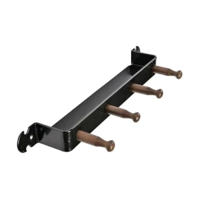 Image de Stubbs Support d&#039;étagère rétro, marron/noir, taille unique