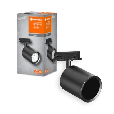 Image de LEDVANCE Mini tête de luminaire sur rail TRACKLIGHT, blanc, avec culot GU10, peut être équipée d&#039;une lampe normale ou intelligente, WiFi, design type loft, protection IP20