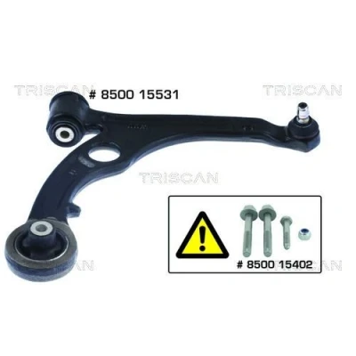 Image de TRISCAN 8500 15531 Bras de suspension avec rotule suspension, support en caoutchouc barre oscillant transversal Fonte FIAT: Stilo 3/5 portes