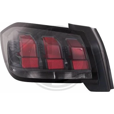Image de DIEDERICHS 4228093 Feu arrière gauche P21/5W, PY21W, W16W sans porte lampe PEUGEOT: 208 II 3/5 portes