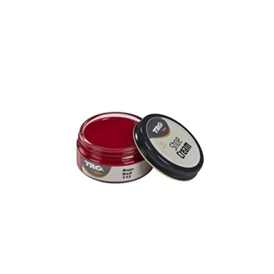 Image de TRG The One Shoe Cream, Crème pour Cuir et synthétique, Rouge (112 Red), 50 ML