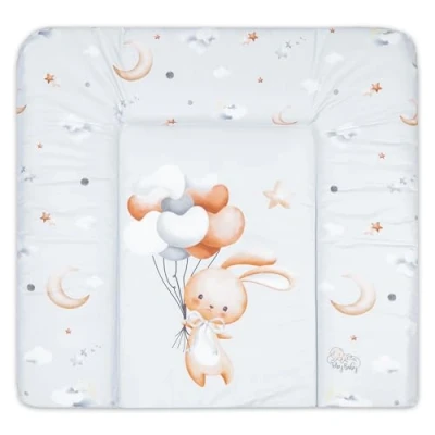 Image de Matelas à langer lavable 85 x 72 cm Pour table langer, commode lit d&#039;enfant Lapin