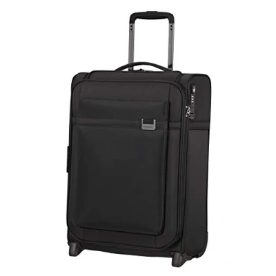 Image de Samsonite Airea Valise à main extensible Upright S Toppocket, 2 roues, 55 cm, 41/46 L, noir
