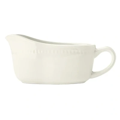 Image de Mikasa Cranborne Saucière en grès, crème, 300 ml pour sauce, sauces et crème pâtissière parfaite le dîner du dimanche, va au lave vaisselle micro ondes