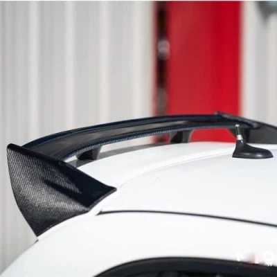 Image de DIGBYS Voiture ABS Becquets Arrière pour Fiat 500 595 Abarth 2010 2020,Aile Becquet Coffre Toit Queue Lèvre Aileron Aile Modification Accessoires