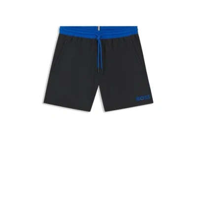Image de BOSS Hommes Starfish A Short de Bain en Tissu à séchage Rapide avec détails Contrastants