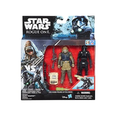 Image de Star Wars B7259 Ensemble de Figurines d&#039;action du Soldat impérial et Commando Rebelle Pao 9,5 cm