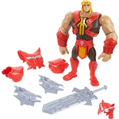 Image de Masters of the Universe Deluxe He Man Power Attack Action Figure, 8.5 in Battle Character for Storytelling Play, Gift Fans 4 Years and Older