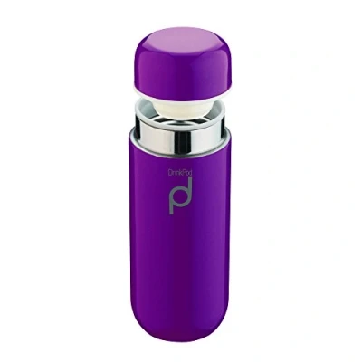 Image de DrinkPod HCF 200PU Gourde, Acier Inoxydable, Violet, 200 ml