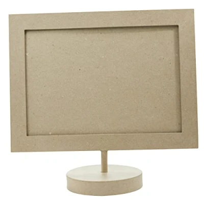 Image de Décopatch CD022O Un support en papier brun mâché 14x35x32,5 cm, Cadre pour format A4