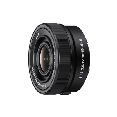 Image de Sony E PZ 16 50mm F3.5 5.6 OSS II Objectif Zoom Standard motorisé Retractable Compact pour boîtier Hybrides Monture à capteur APS C.