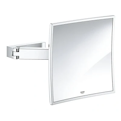Image de Grohe 40808000 Miroir Cosmétique Selection Cube, Chrome (Import Allemagne)