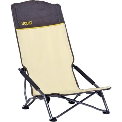 Image de Uquip Plage Sandy XL Chaise de Camping Pliante en acier 120 kg Sable, Polyester, Einheitsgröße