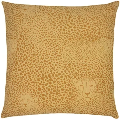 Image de Coussin Furn. HCHEETA/HF3/HON Cheetah cache Polyester Rempli, Coton, Mon cheri, 50 x 50cm